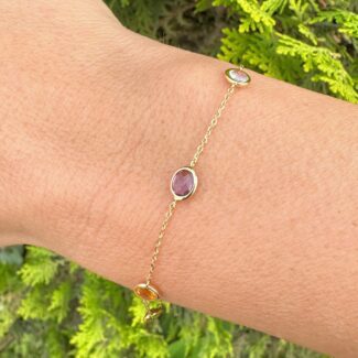 Italian Semi-Precious Bracelet