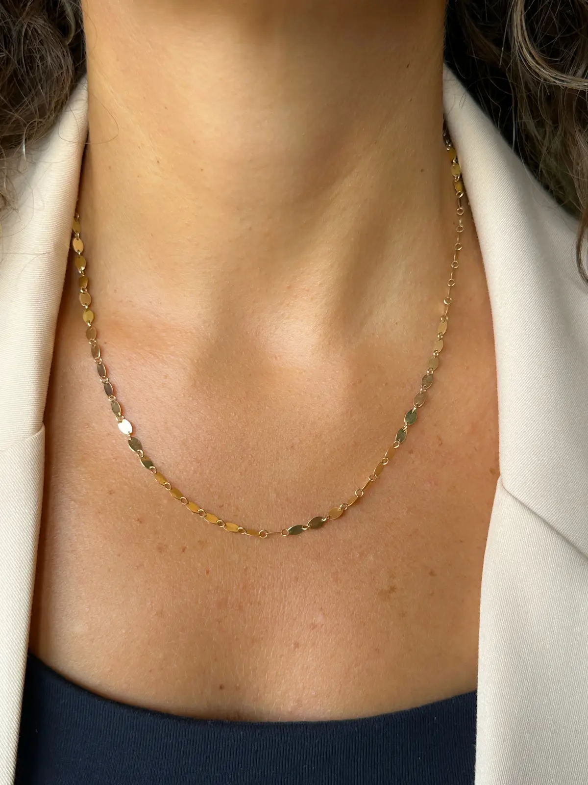 Mirror Coins Glow Necklace