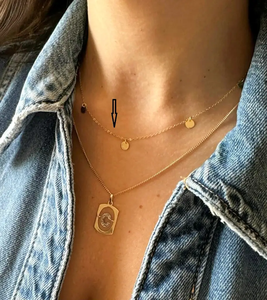 Scattered Five-Coin Necklace