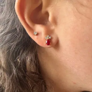 Crimson Spark Piercing