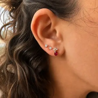 Crimson Spark Piercing