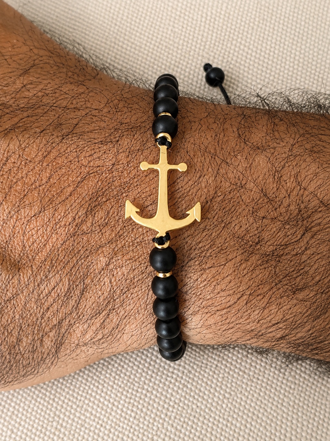 The Anchor Onyx Bracelet