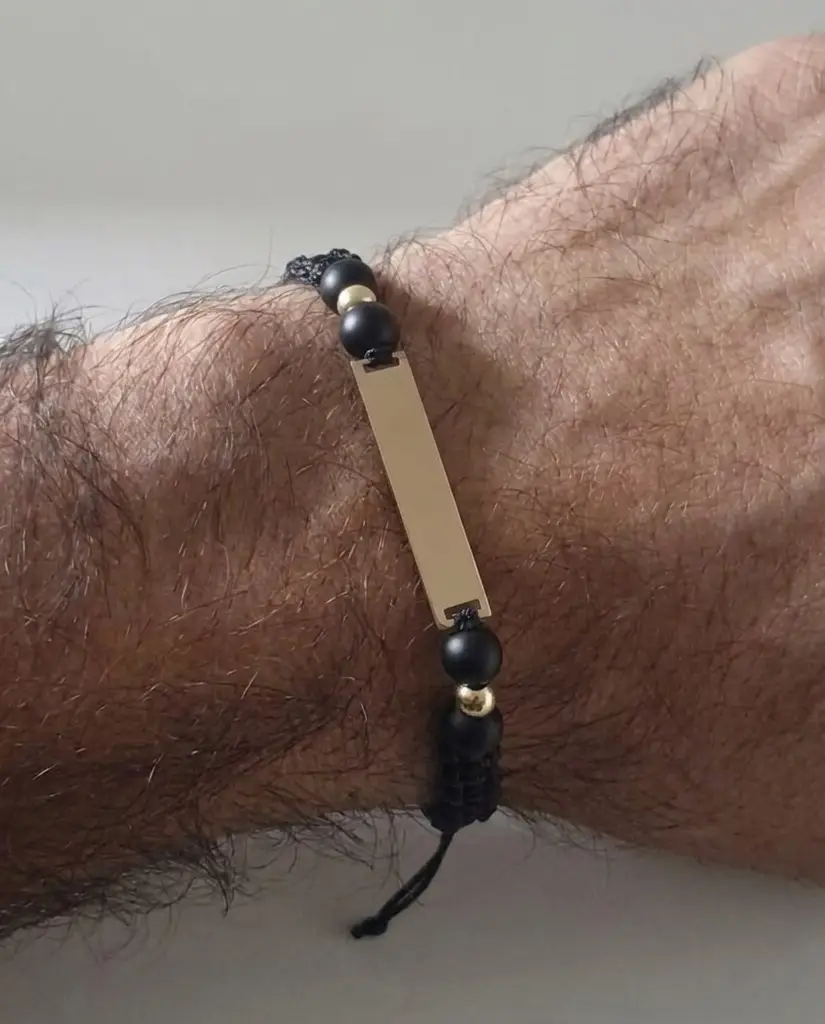 Signature bar bracelet
