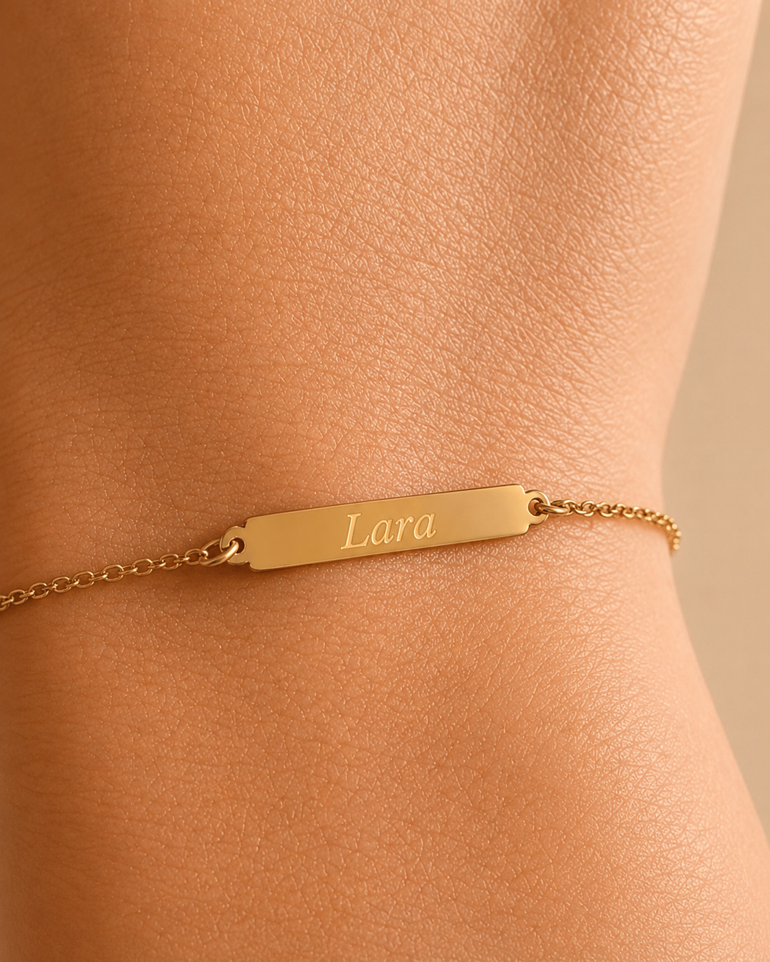 Her Name Bar Bracelet